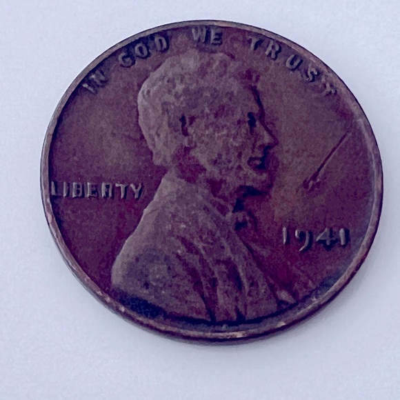 1941 Lincoln Wheat Penny No Mint Mark rare & highly sought-after small cent coin - Picture 3 of 5